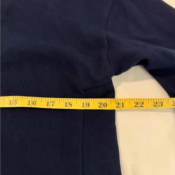 Boden Wow Jewelled top with 3/4 sleeve, Size 10. Navy blue - Picture 7 of 12